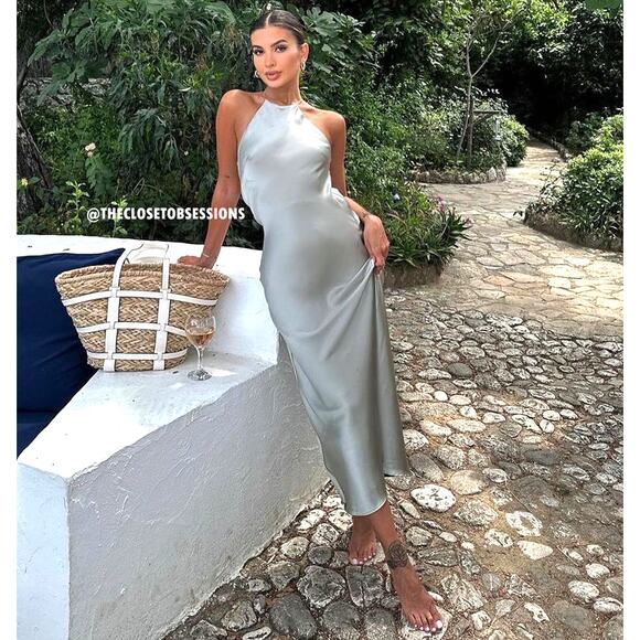 ZARA BLOGGER FAVE!!! Crossback Midi Dress NWT - Picture 6 of 16